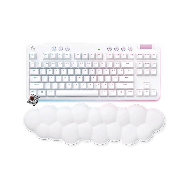 کیبورد بی سیم گیمینگ Logitech G715 Aurora Collection – سوییچ قهوه‌ای