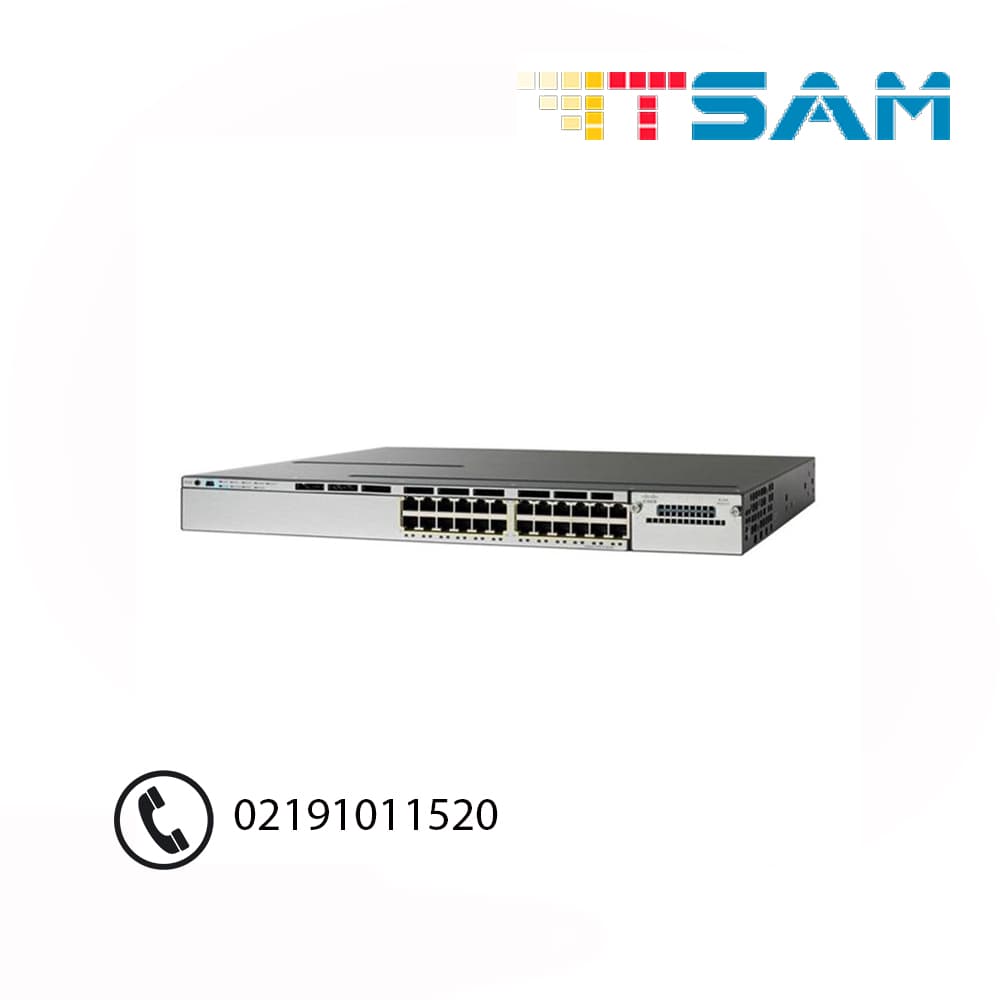 سوئیچ سیسکو مدل WS-C3750X-24T-E