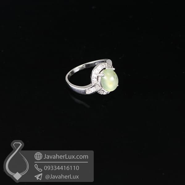 انگشتر نقره زنانه پرهنیت _ کد : 100647