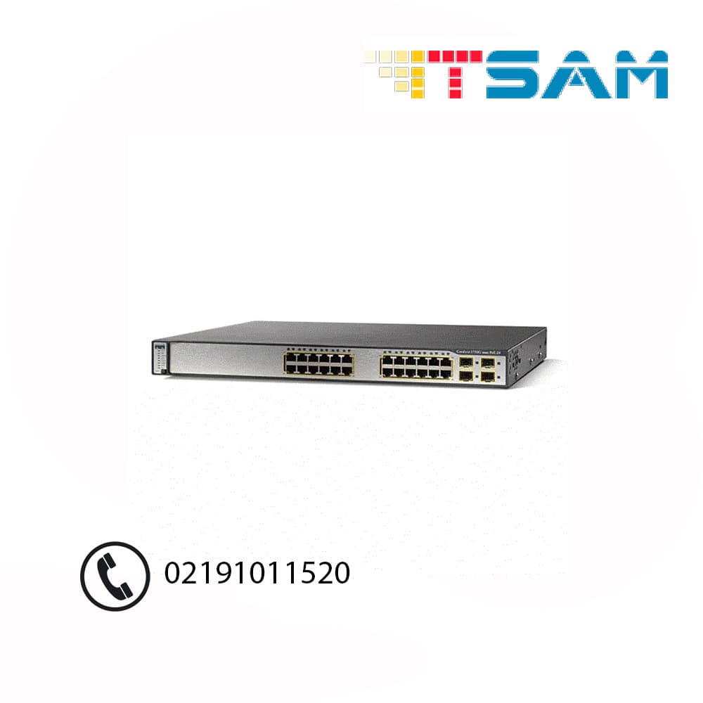 سوئیچ سیسکو مدل WS-C3750G-24PS-E