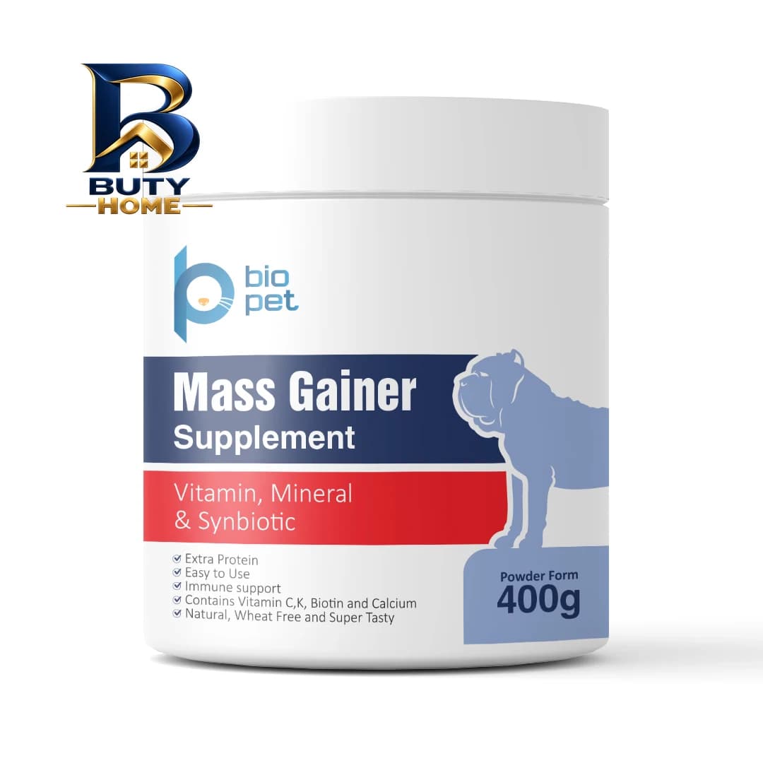 پودر مکمل سگ بایو پت مدل عضله ساز Mass Gainer وزن ۴۰۰ گرم — تصویر ۳