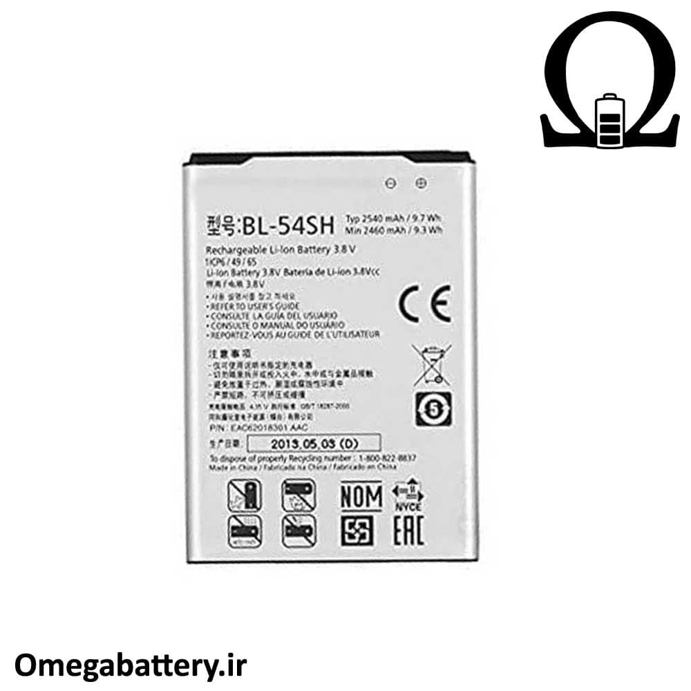 باتری اصلی گوشی ال جی LG L80 Dual – BL-54SH — تصویر ۲