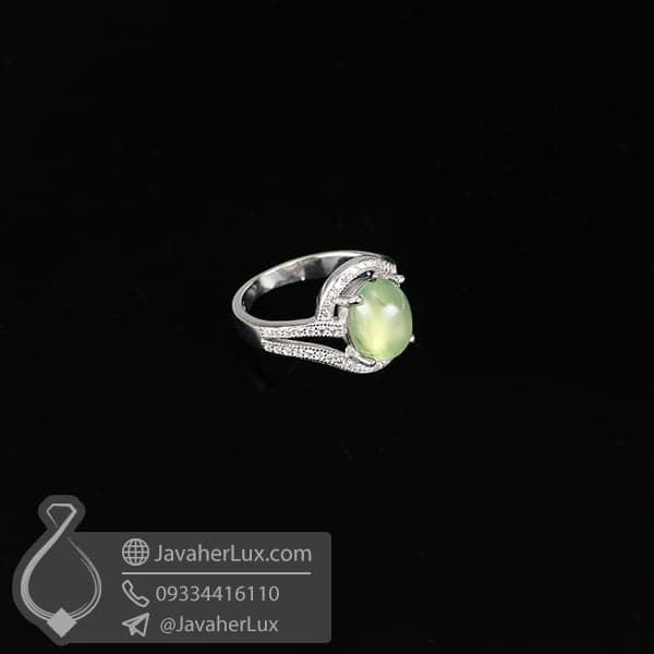انگشتر نقره زنانه پرهنیت _ کد : 100633