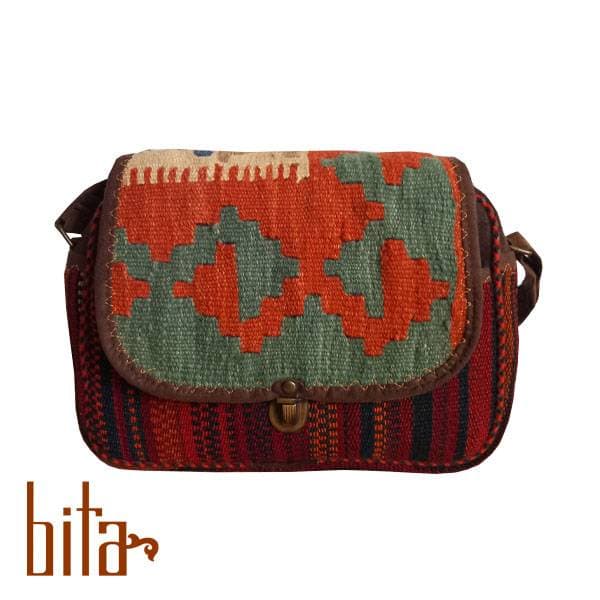 کیف گلیمی دوشی قفل دار