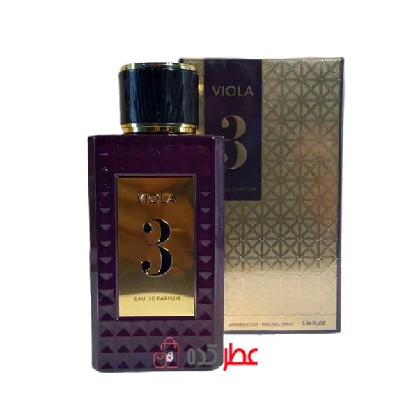 عطر زنانه،مردانه فراگرنس ورد viola 3 حجم 90 میل “روزندو متئو شماره 3”