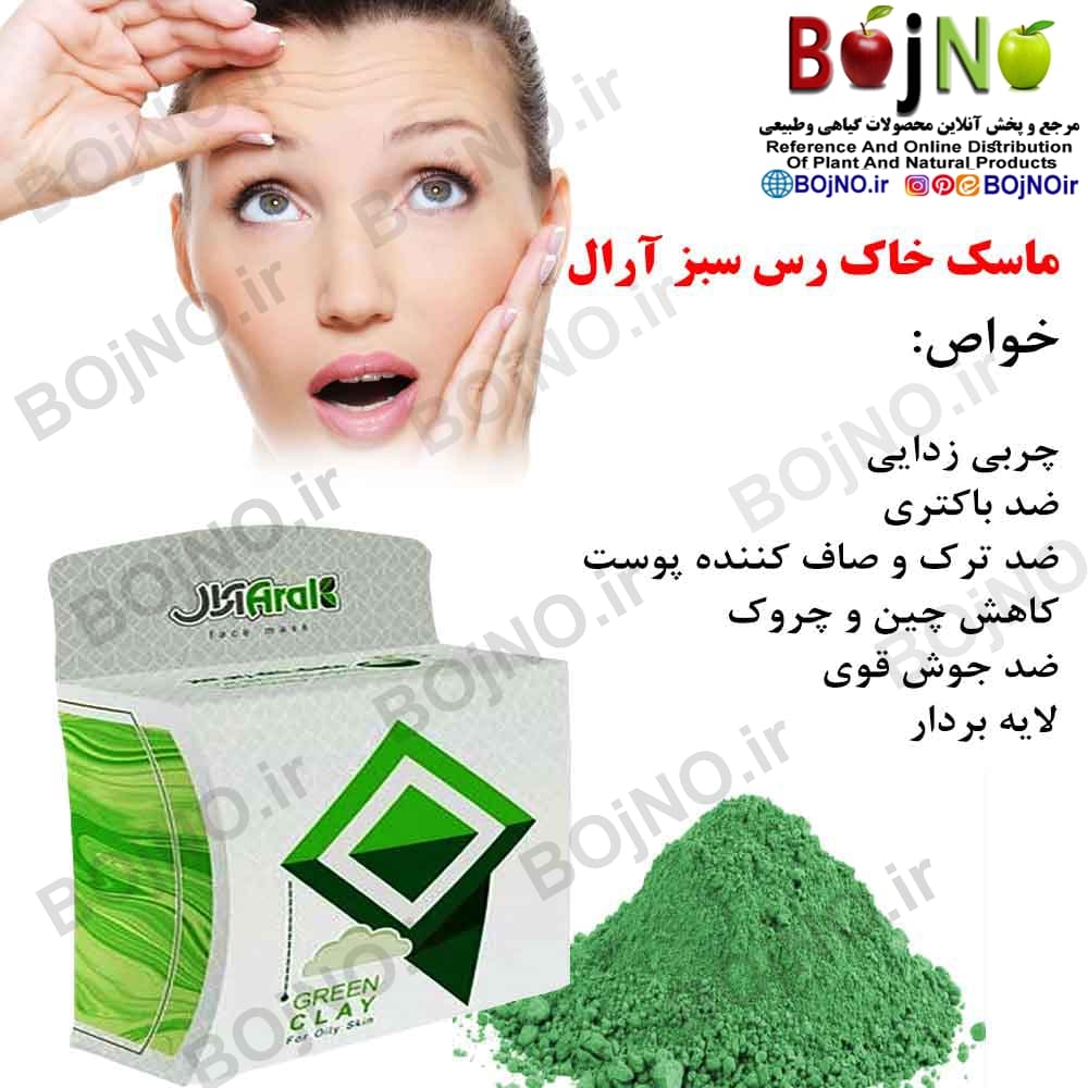 ماسک خاک رس سبز آرال — تصویر ۲