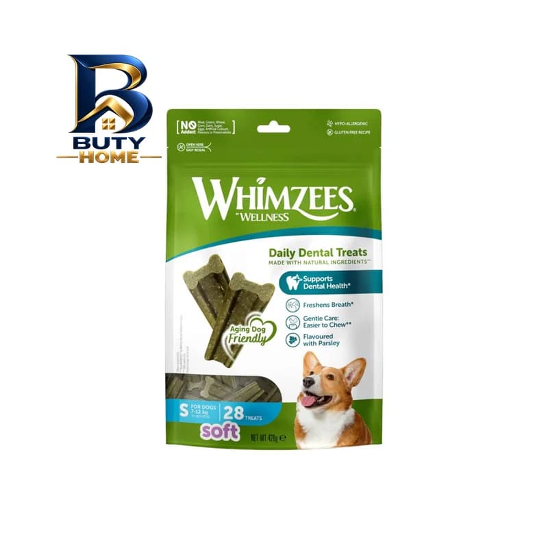 تشویقی سگ ویمزس مدل SOFT Dog Chews S با طعم سبزیجات وزن 420 گرم