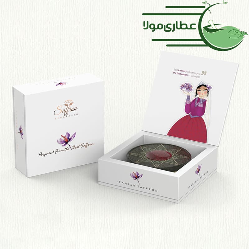 زعفران ۲۵ گرمی سوپر نگین به‌آفرین (کادویی‌-‌صادراتی)