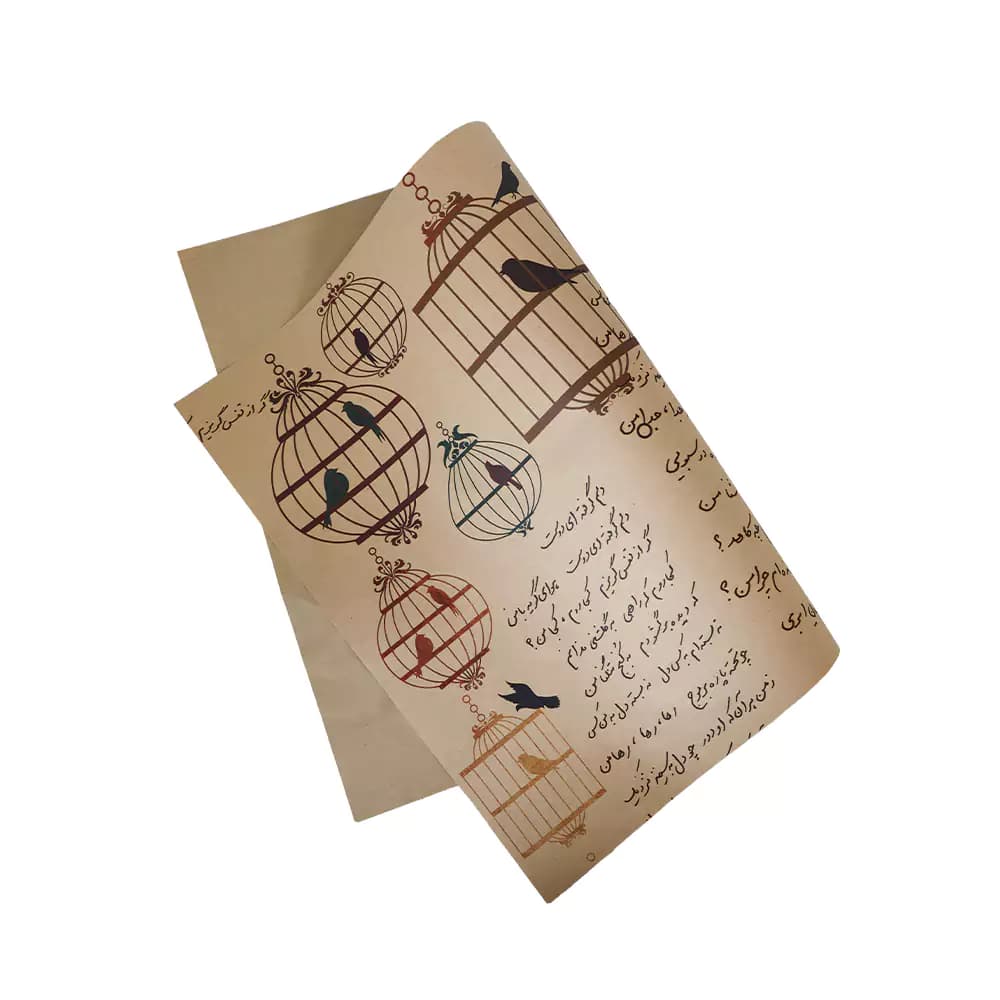 کاغذ کادو 40 عددی کرافت طرح کلاسیک پرسام