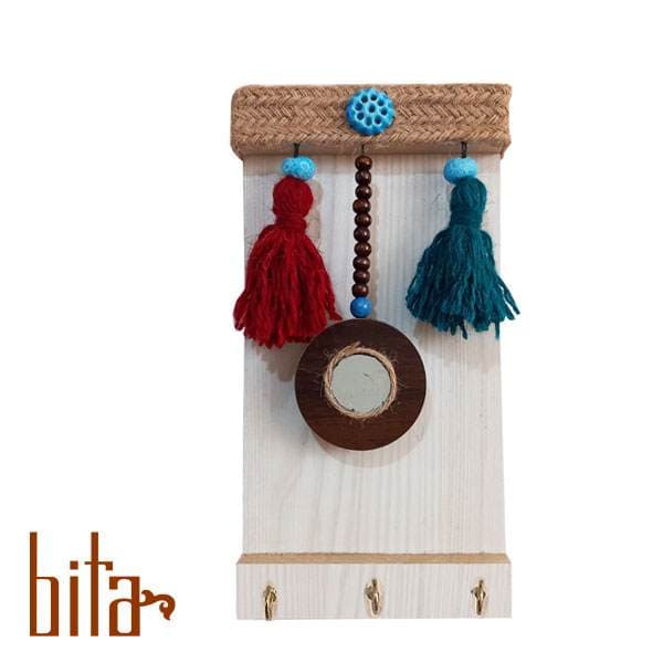 جاکلیدی دیواری چوبی آویز دار