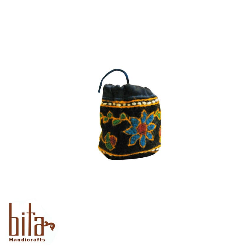 پته مفشویی کوچک سرمه ای تک گل