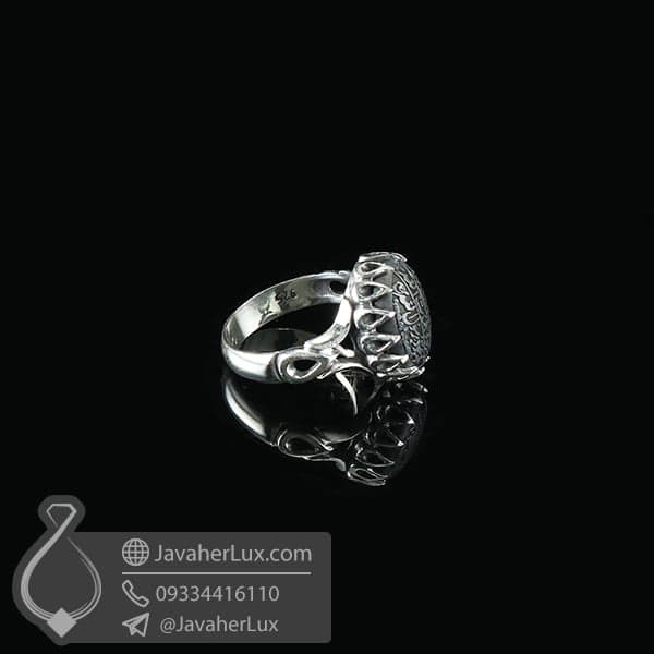 انگشتر نقره حدید هفت جلاله _ کد : 100598 — تصویر ۵