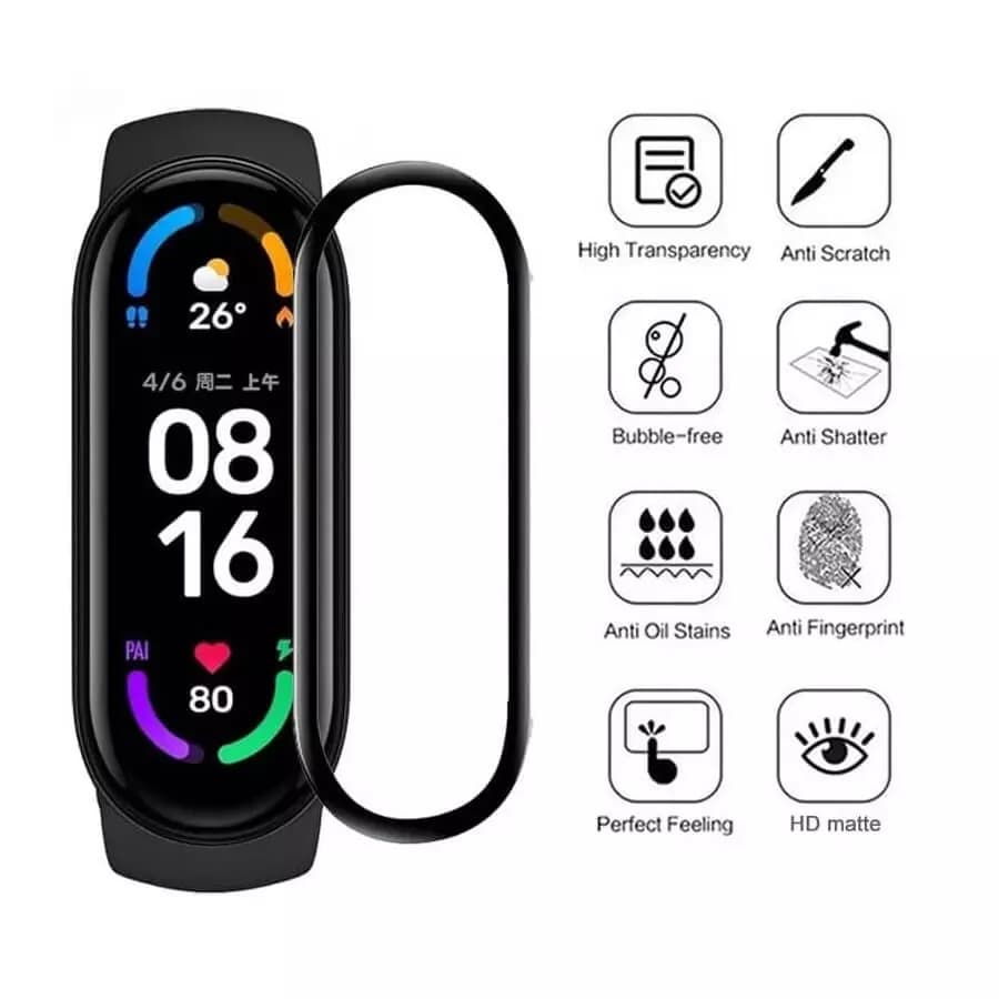 گلس مچ بند و ساعت هوشمند شیائومی مدل Mi Band 6 — تصویر ۲