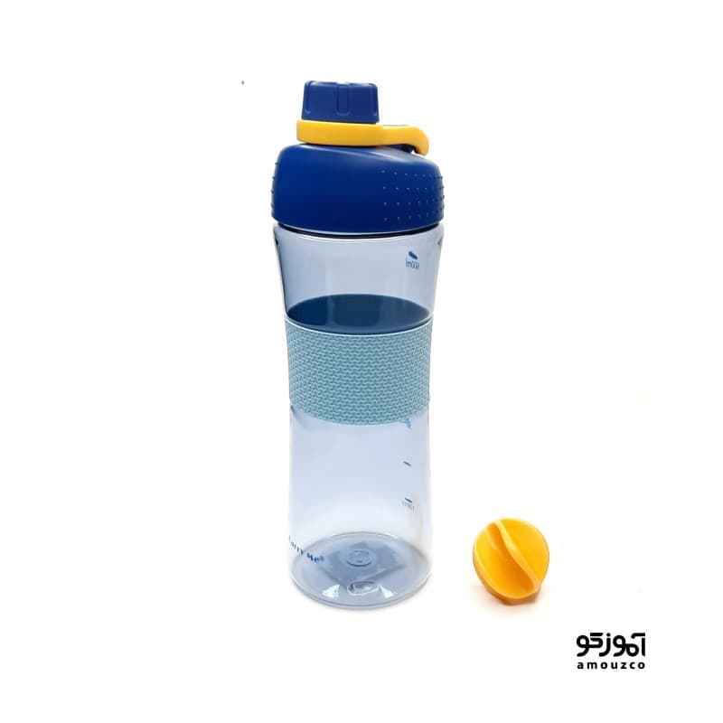 قمقمه شیکر 700ml مدل wt-358 (نوار آبی روشن) — تصویر ۳