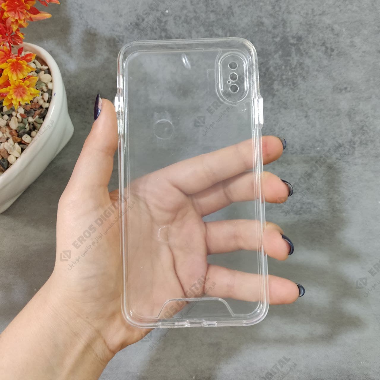 قاب شفاف Apple iPhone XS max مدل Space Collection محافظ لنز دار — تصویر ۲