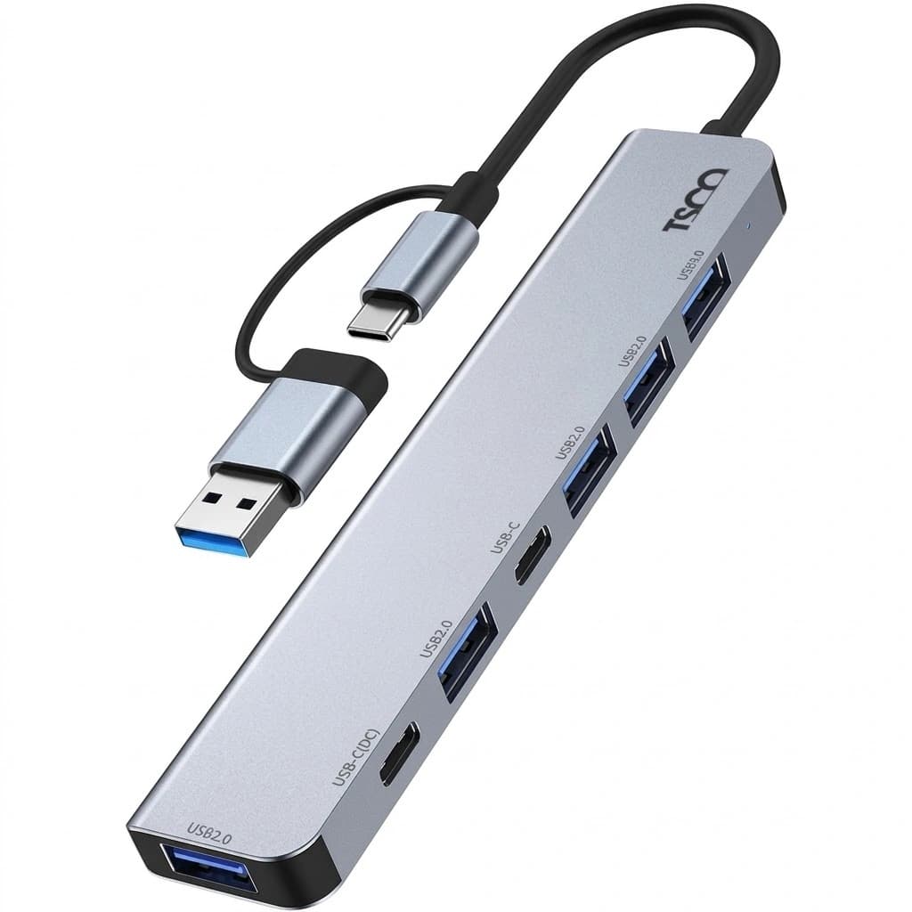 هاب USB تسکو مدل THU 1148 | هفت پورت، اورجینال