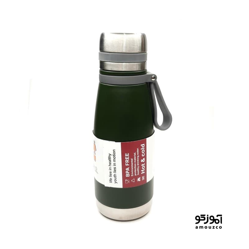 قمقمه فلاسکی 600ml مدل 6063 (سبز تیره)