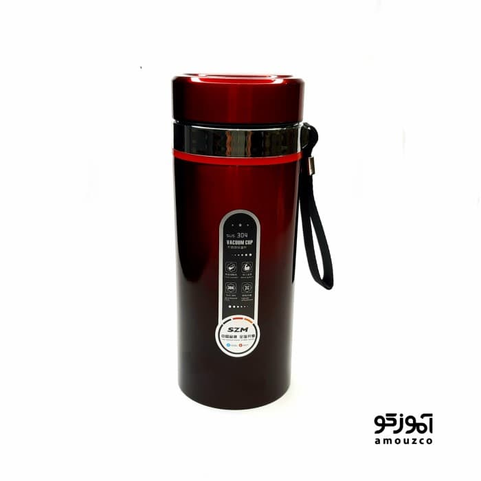 قمقمه فلاسکی 800ml مدل 6010 (درب قرمز)