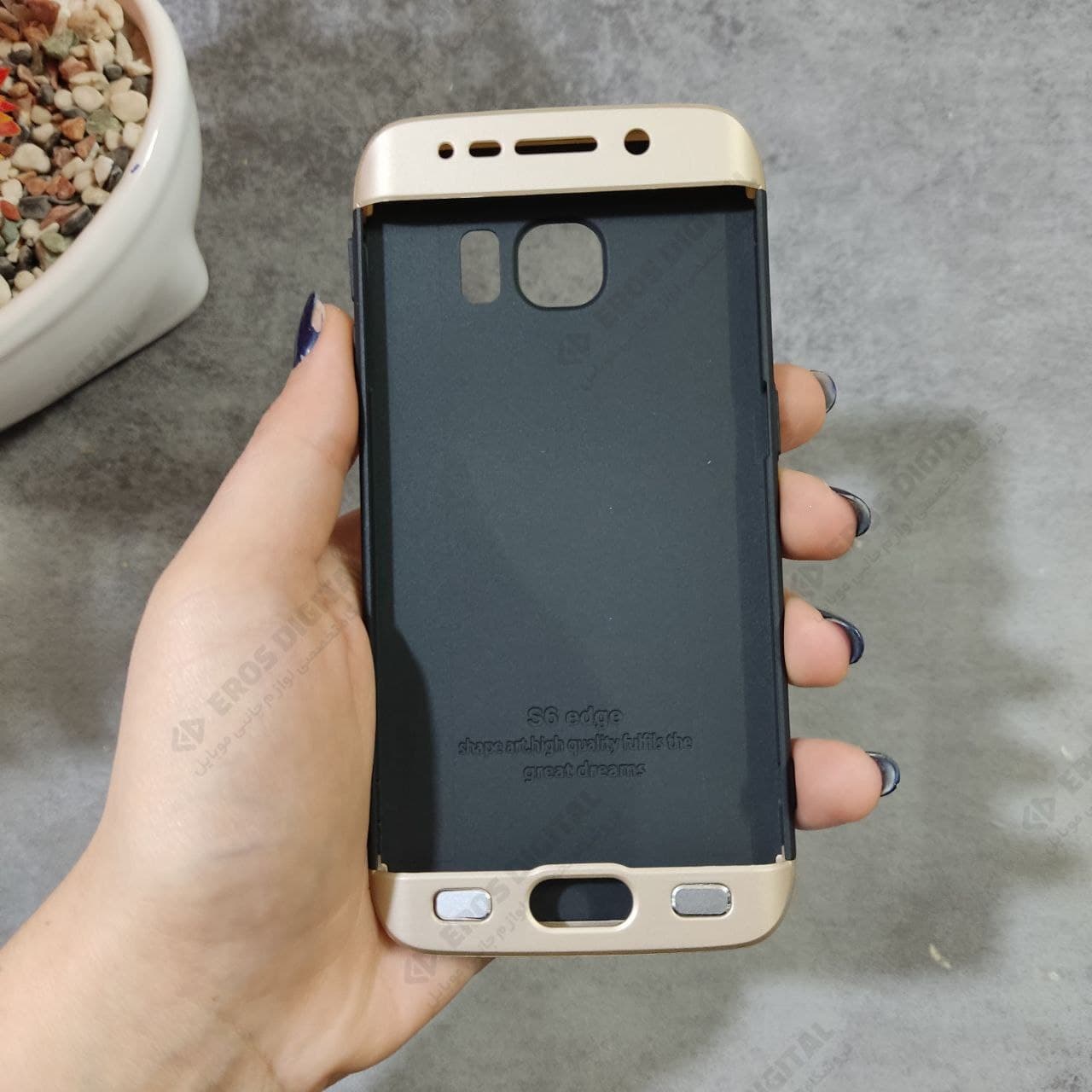 قاب گوشی محافظ 360 درجه Samsung Galaxy S6 Edge مدل GKK ORG — تصویر ۲