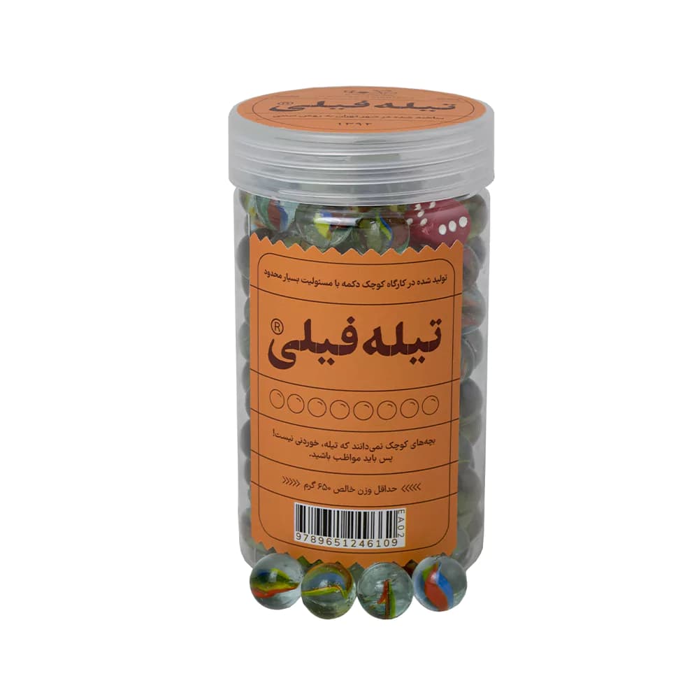 تيله فيلی 127 عددی شيشه ای مدل EA02 دكمه — تصویر ۲