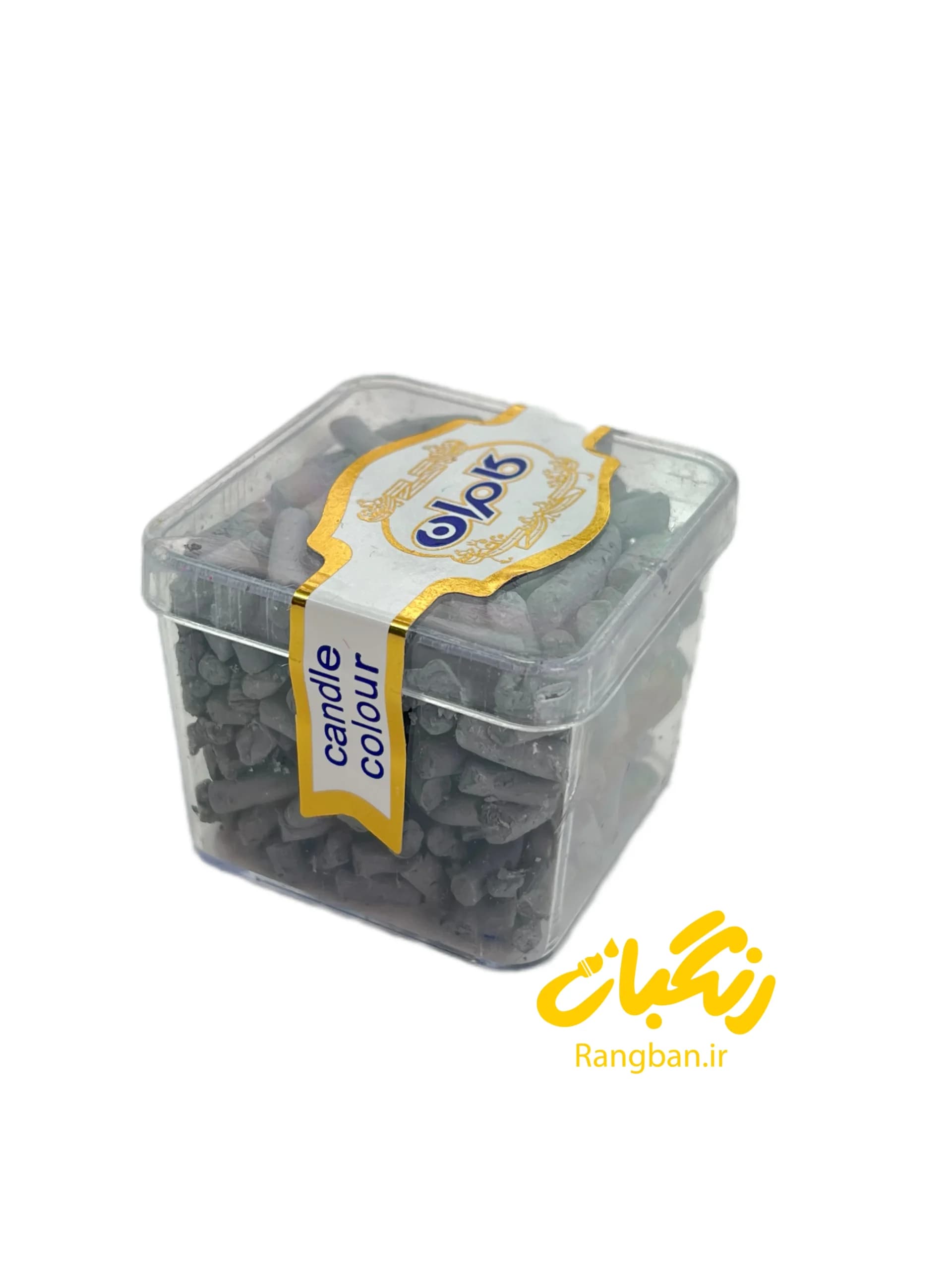 رنگ شمع سازی طوسی قرصی کامران