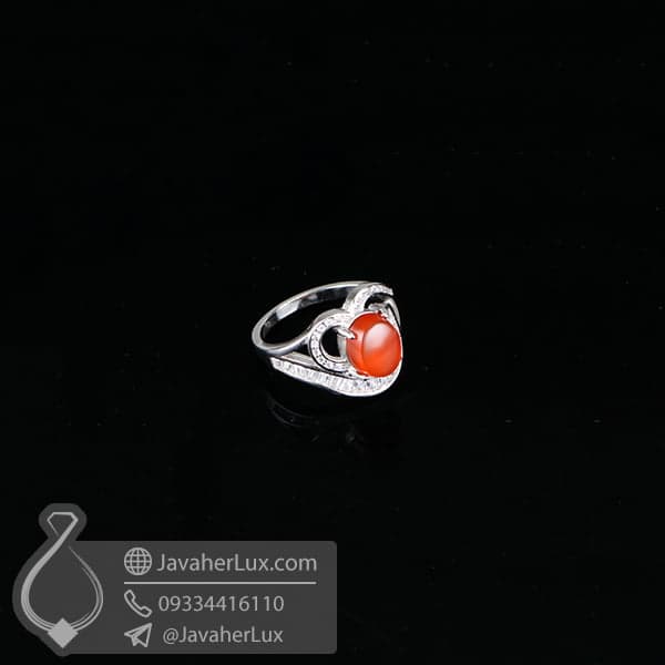 انگشتر زنانه عقیق یمنی _ کد : 100577