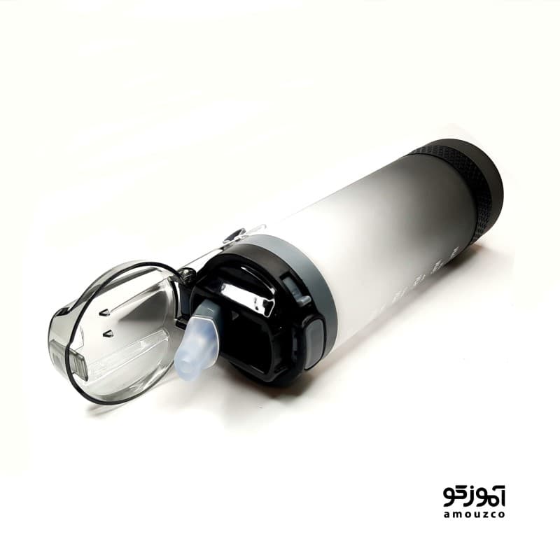 قمقمه اسکول فنس نی دار مدل FA-9350 (نوار مشکی) — تصویر ۳