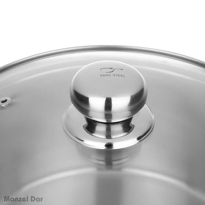 قابلمه پارس استیل سایز 22 — تصویر ۵