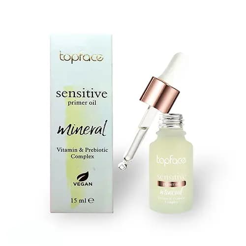تاپ فیس روغن پرایمر آرایشی صورت مینرال پوست حساس 15ml — تصویر ۴