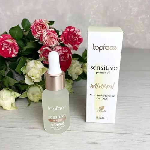 تاپ فیس روغن پرایمر آرایشی صورت مینرال پوست حساس 15ml — تصویر ۶