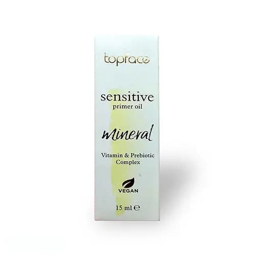 تاپ فیس روغن پرایمر آرایشی صورت مینرال پوست حساس 15ml — تصویر ۳