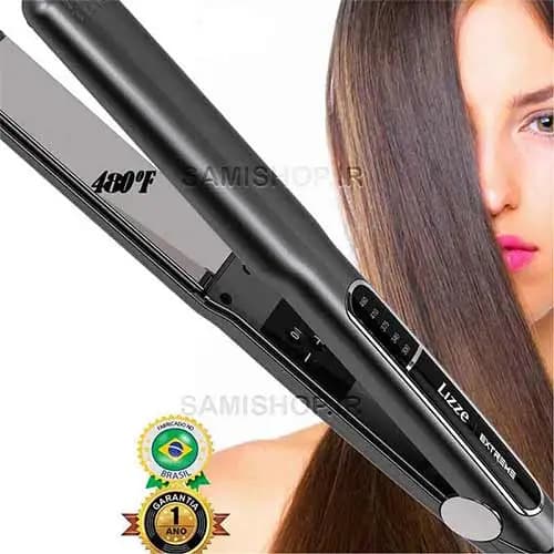 اتوی مو کراتین تیتانیوم اکستریم لیز Lizze Hair Straightener IRON Prancha Extreme 250 IT — تصویر ۴