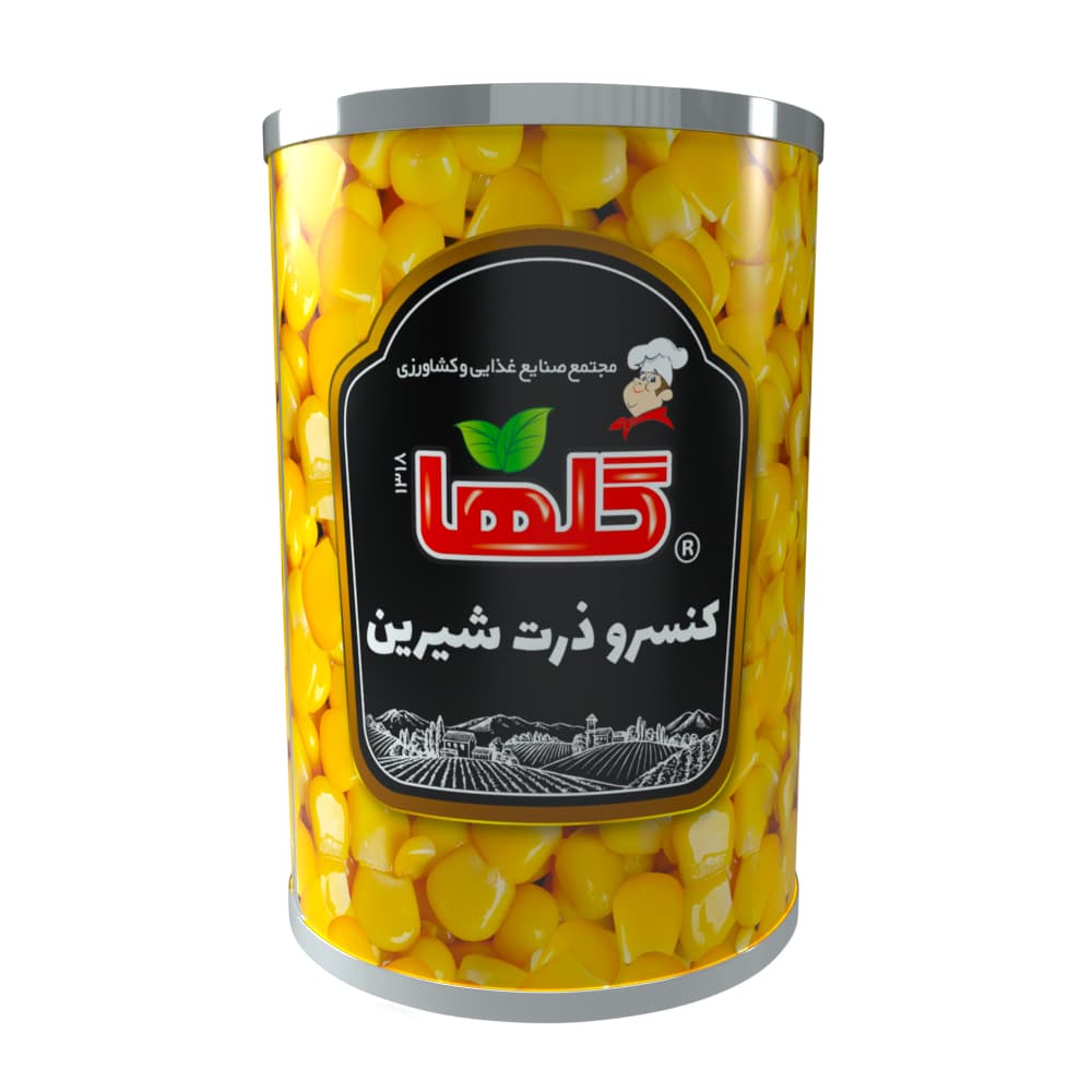 کنسرو ذرت – 420 گرم – کارتن 12 گلها