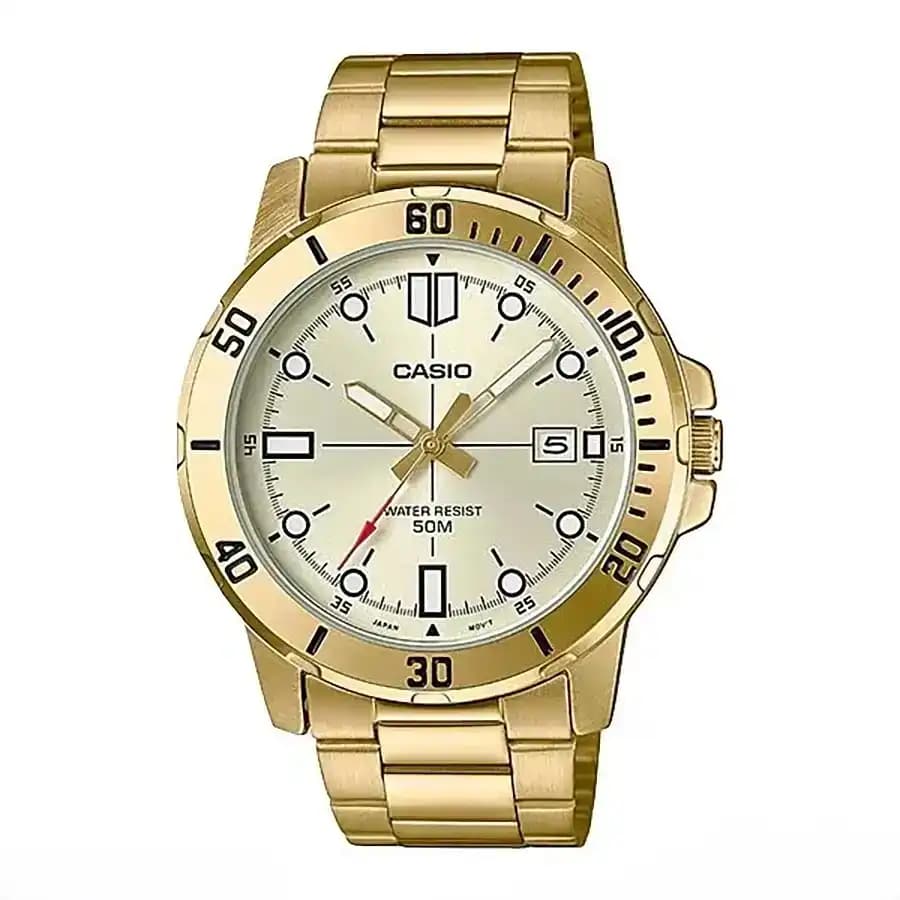 ساعت مچی مردانه کاسیو مدل CASIO-MTP-VD01G-9E — تصویر ۳