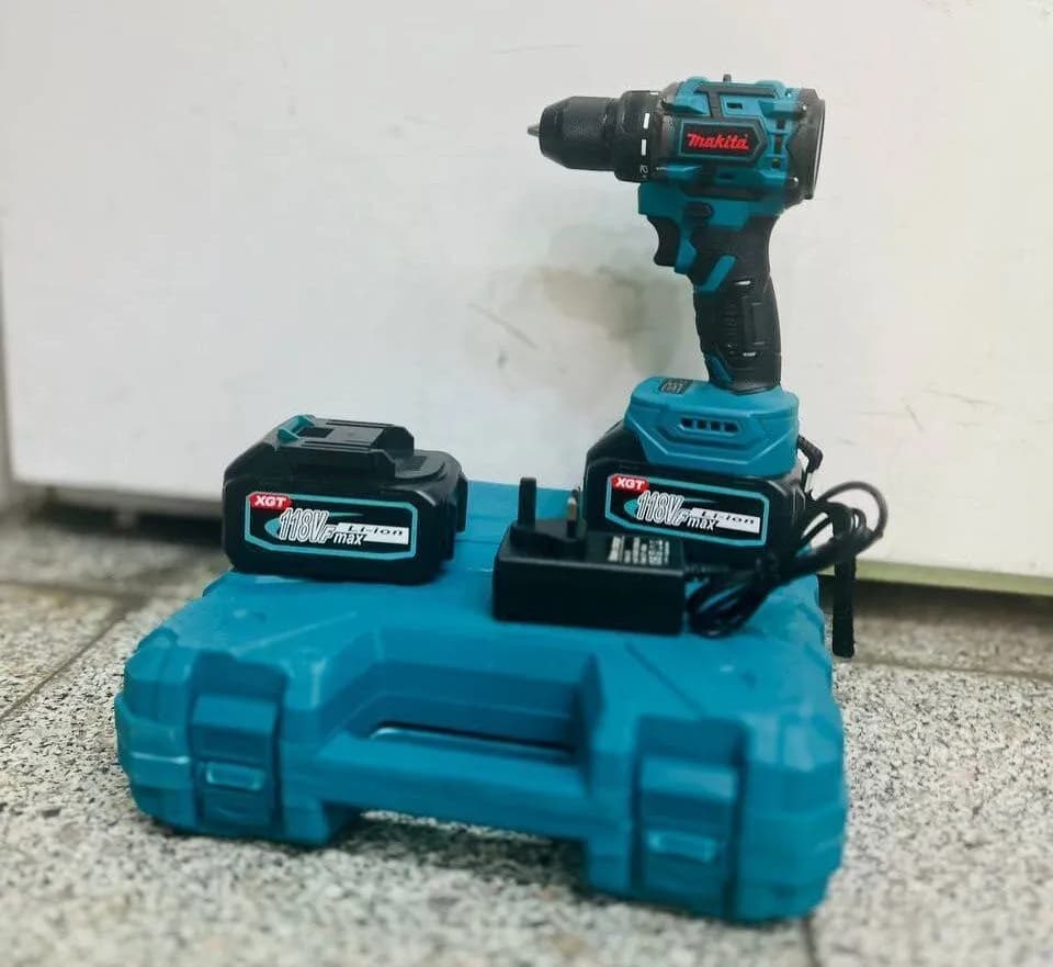 دریل شارژی براشلس ۱۱۸ ولت طرح ماکیتا مدل makita-118