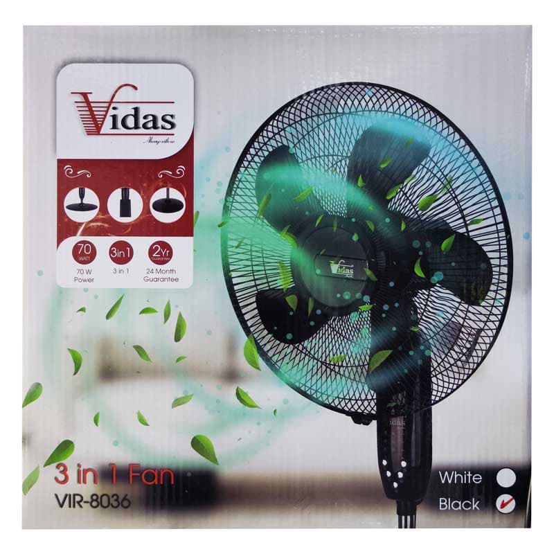 پنکه سه حالته ویداس مدل VIR-8036 — تصویر ۴