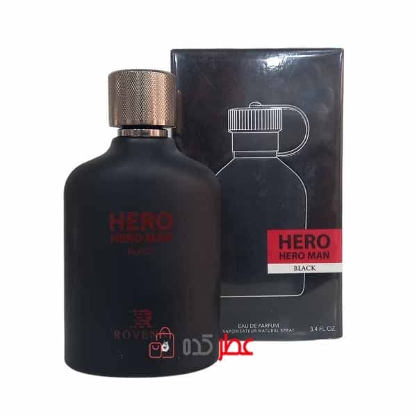 ادکلن مردانه روونا Rovena Hero Black حجم 100 میل “هوگو مشکی”