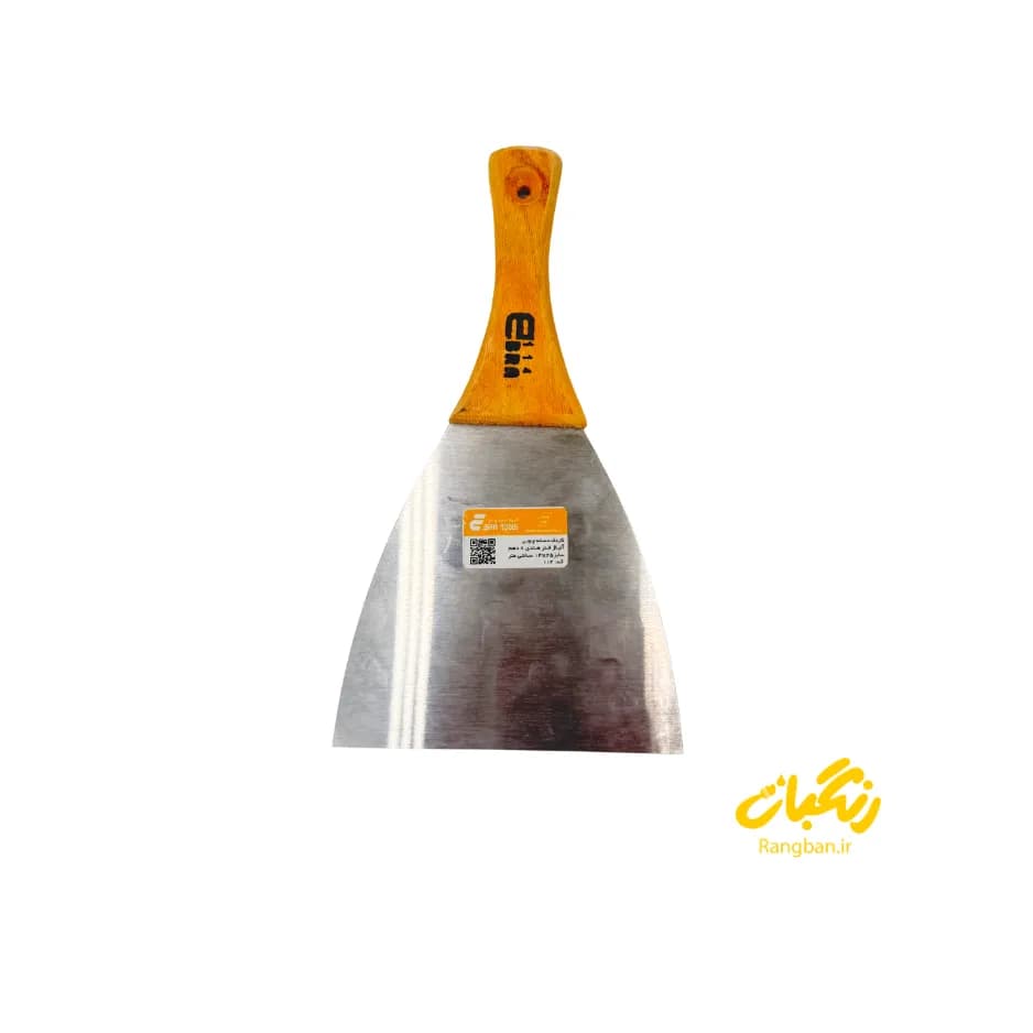 کاردک 14 سانت دسته چوبی ورق هندی 114 ابرا