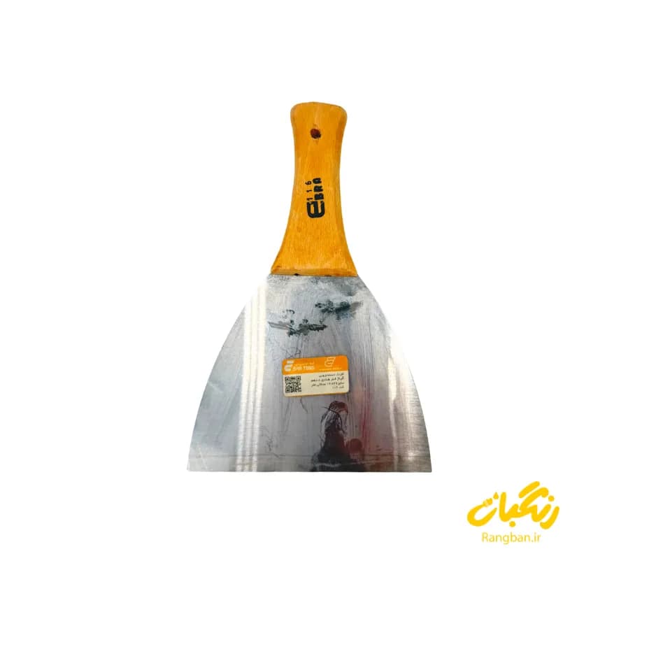 کاردک 16 سانت دسته چوبی ورق هندی 116 ابرا