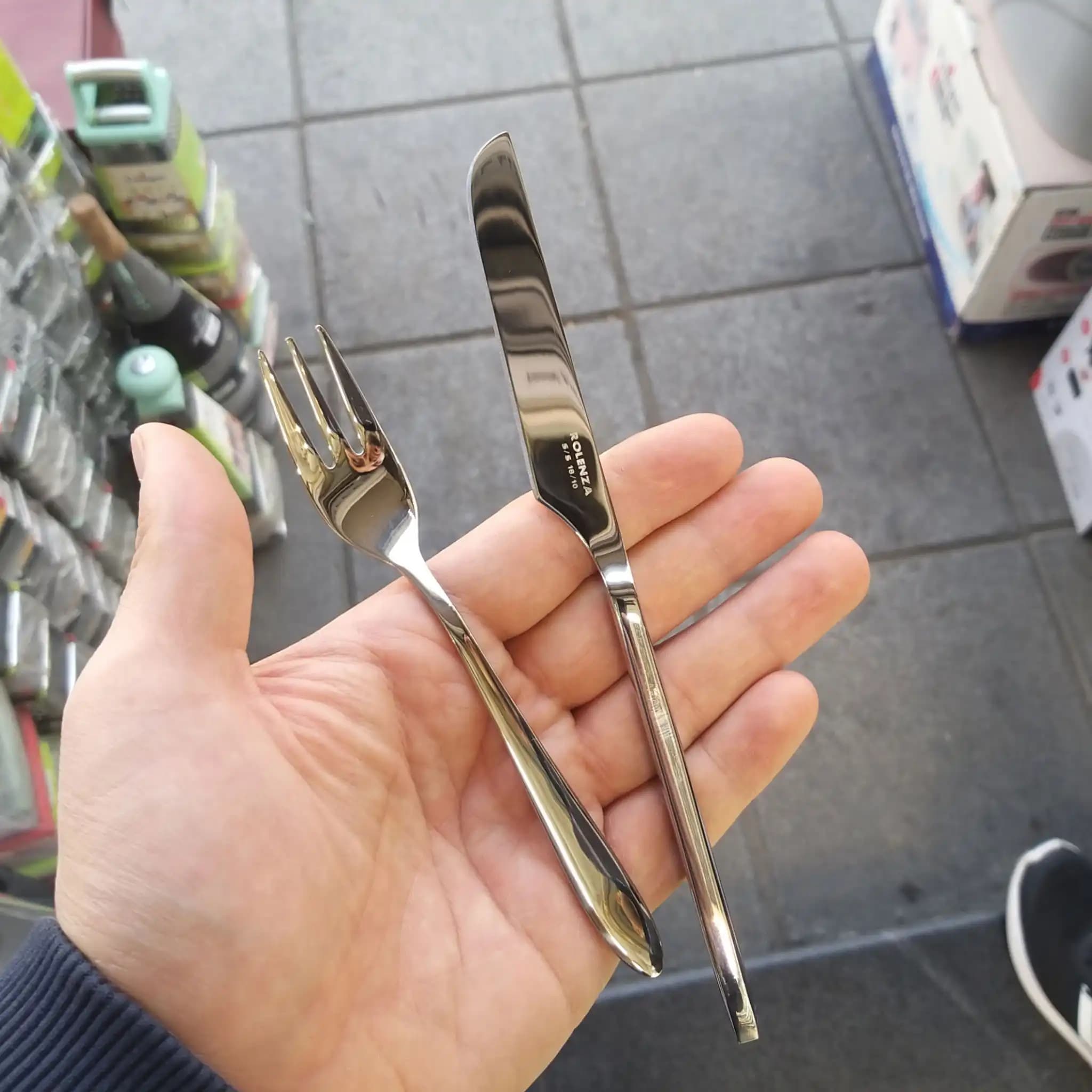 کارد و چنگال میوه خوری 12 پارچه رولنزا مدل A49 — تصویر ۲