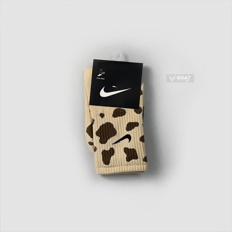 جوراب فانتزی ساق بلند طرح گاوی nike