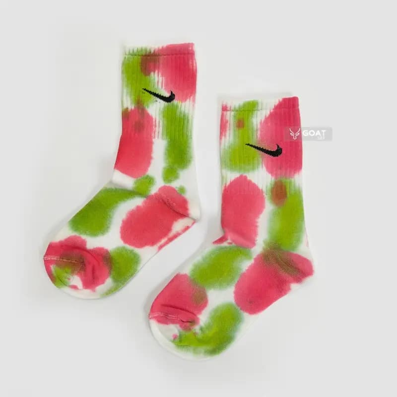 جوراب فانتزی آبرنگی ساق بلند nike — تصویر ۲