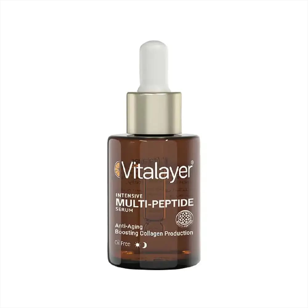 ویتالیر مولتی پپتاید سرم قطره چکانی ضد چروک و جوانساز و کلاژن ساز قوی 30ml
