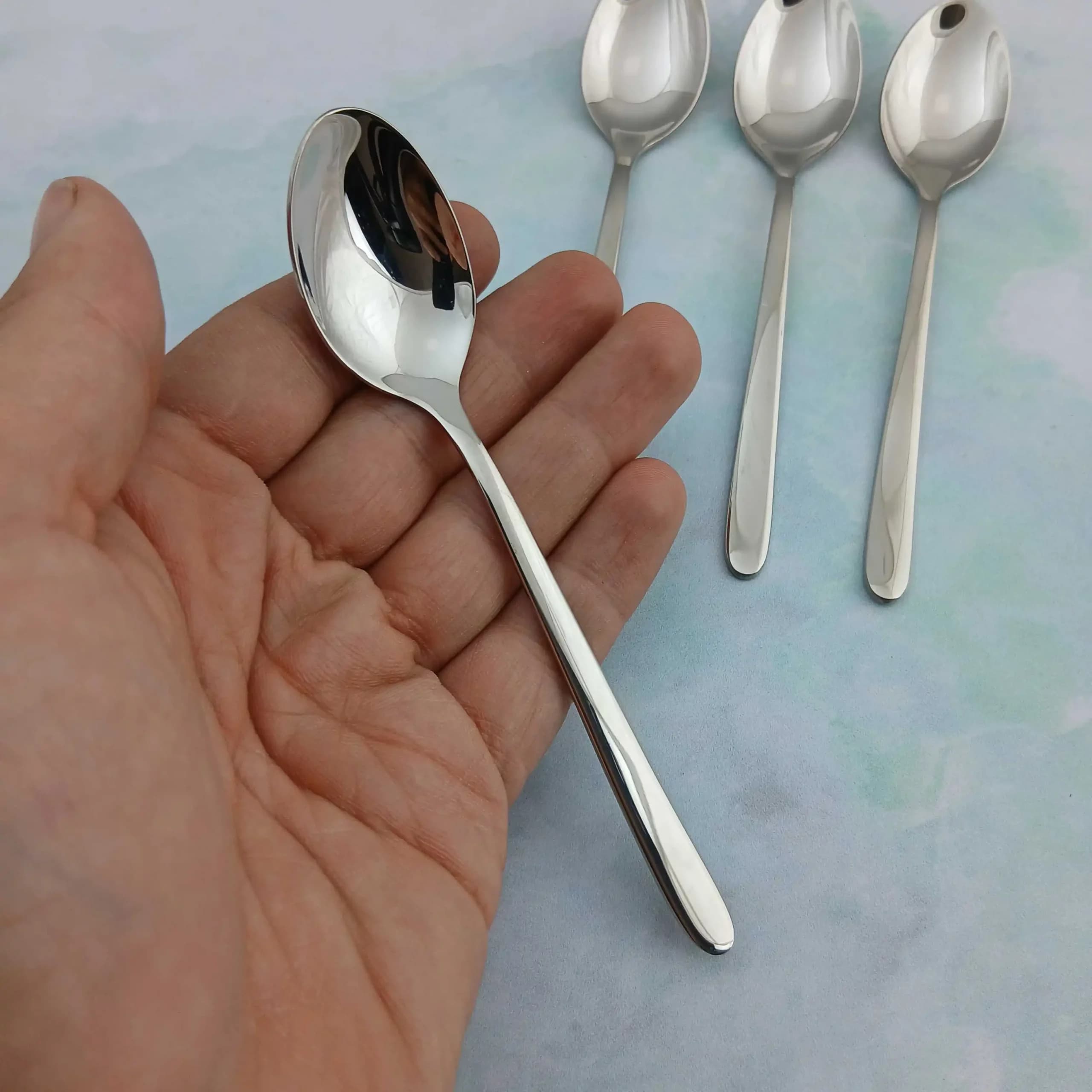 قاشق مربا یونیک مدل دونا بسته 6 عددی — تصویر ۴