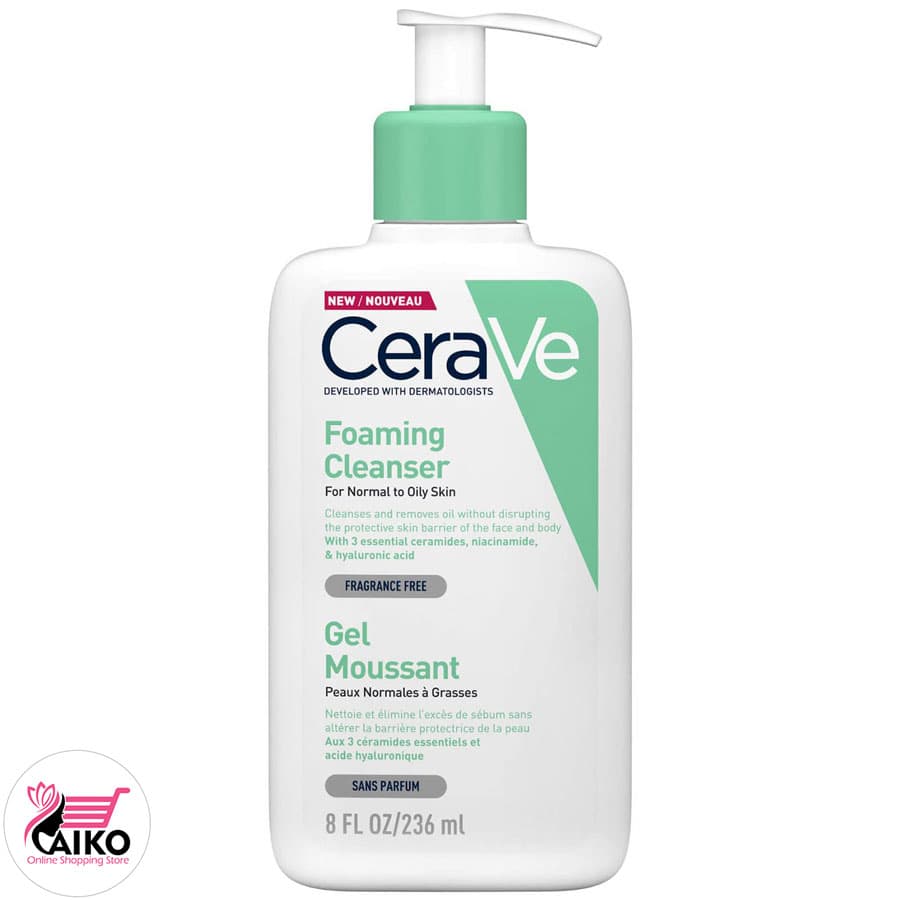 فوم شستشوی صورت سراوی CeraVe حجم 236 میل (مخصوص پوست های چرب و نرمال)