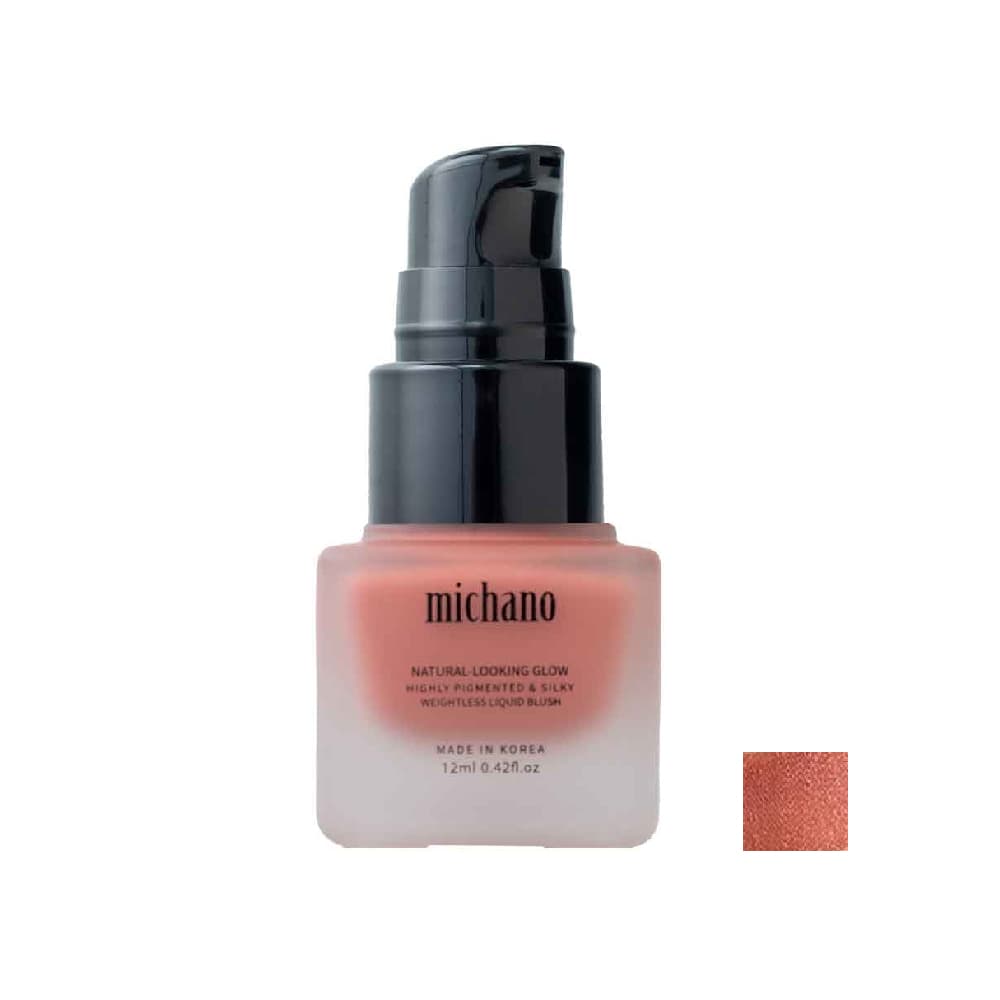 رژگونه مایع میچانو 12ml GLISTENING PEACH — تصویر ۲