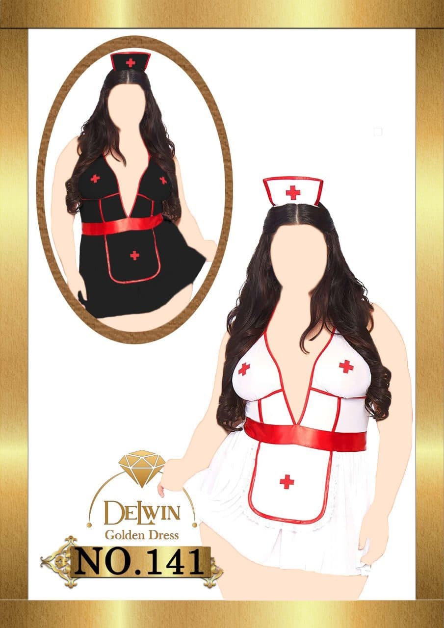 کاستوم پرستاری سه تکه سایز بزرگ Delwin کد 141 — تصویر ۳