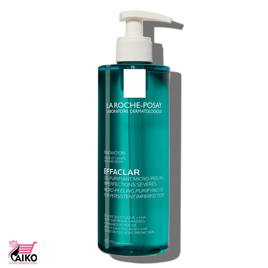 ژل شست و شوی میکروپیلینگ ضدجوش افکار لاروش پوزای 400 میل — تصویر ۲