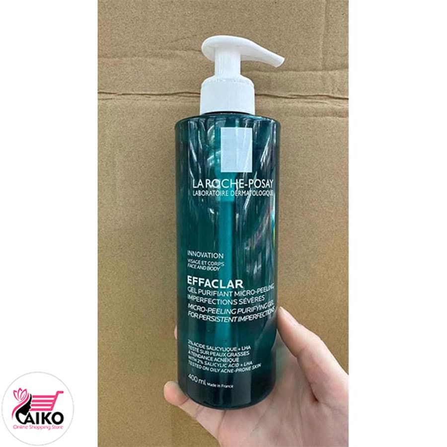 ژل شست و شوی میکروپیلینگ ضدجوش افکار لاروش پوزای 400 میل — تصویر ۶