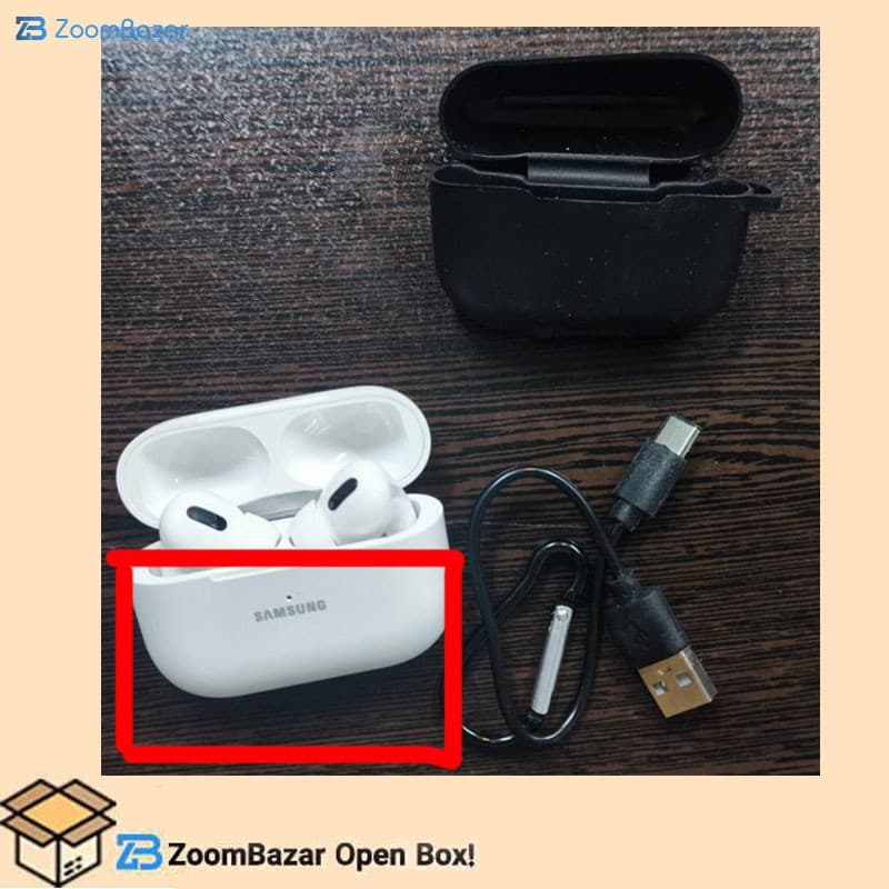 هدفون مدل Air-R03 سفید – Open Box (کیس شارژ خراب) — تصویر ۳
